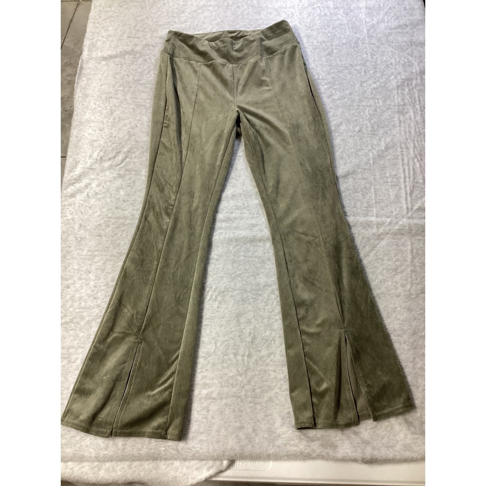 Ultra Flirt Olive Green Boot Cut Flare Pants